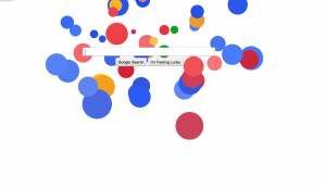 Google logo burbujas